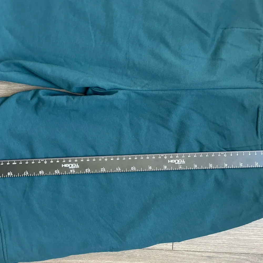 Pure Jill Affinity Pull On Shorts Teal Elastic Waist - Picture 9 of 10